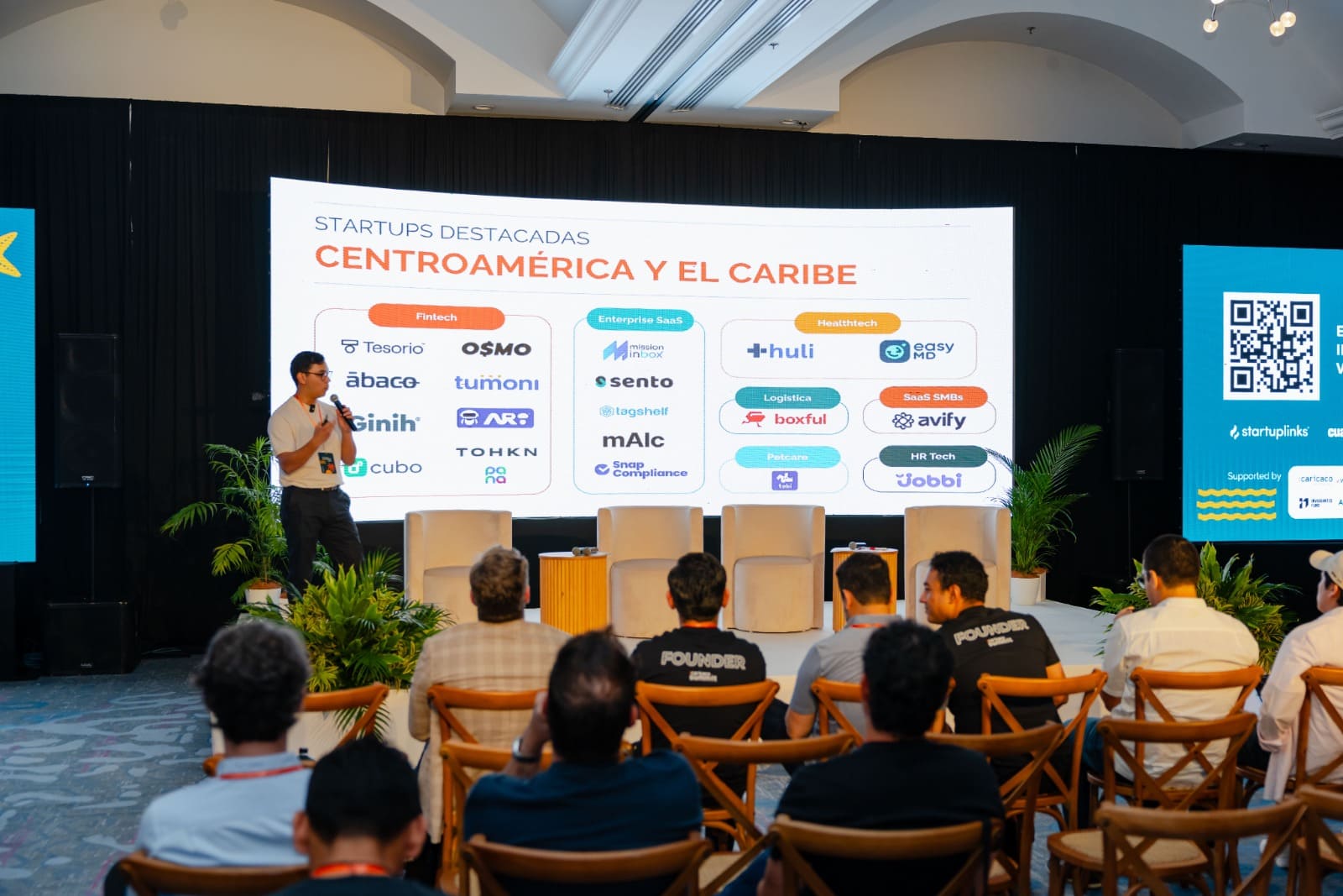 Presentación mapeo startups destacadas de Centroamérica y Caribe